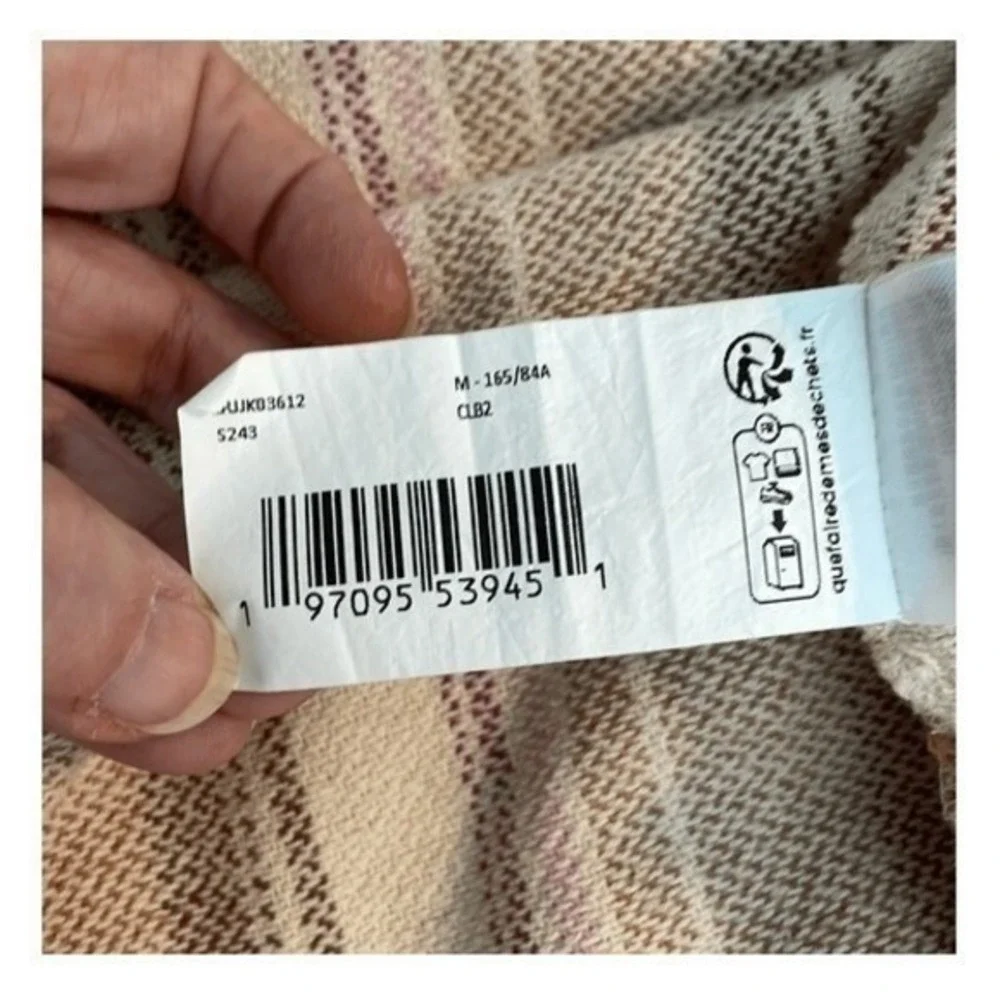 Roxy Sunlight‎ Rider Stripe Hooded Cotton Shirt Jacket Shacket M